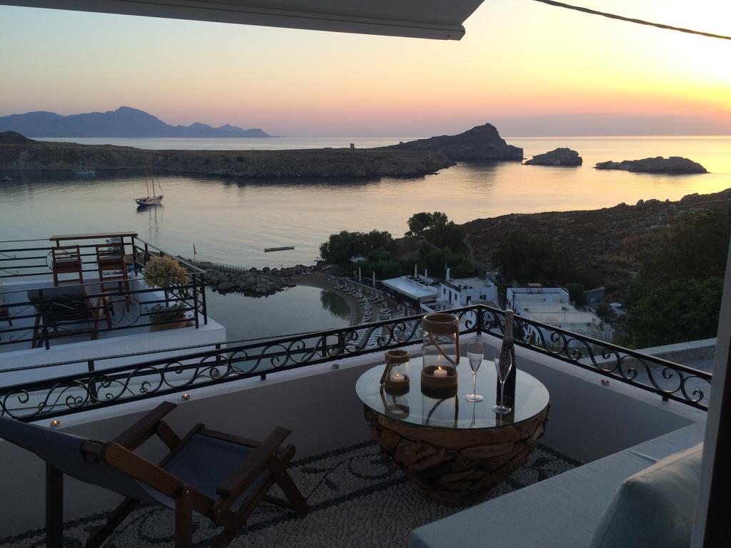Lindos Shore Superior Studio (Adults Only) Bagian luar foto