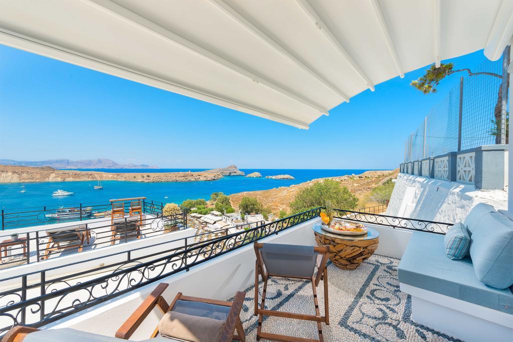 Lindos Shore Superior Studio (Adults Only) Bagian luar foto