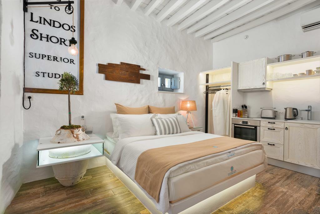 Lindos Shore Superior Studio (Adults Only) Bagian luar foto